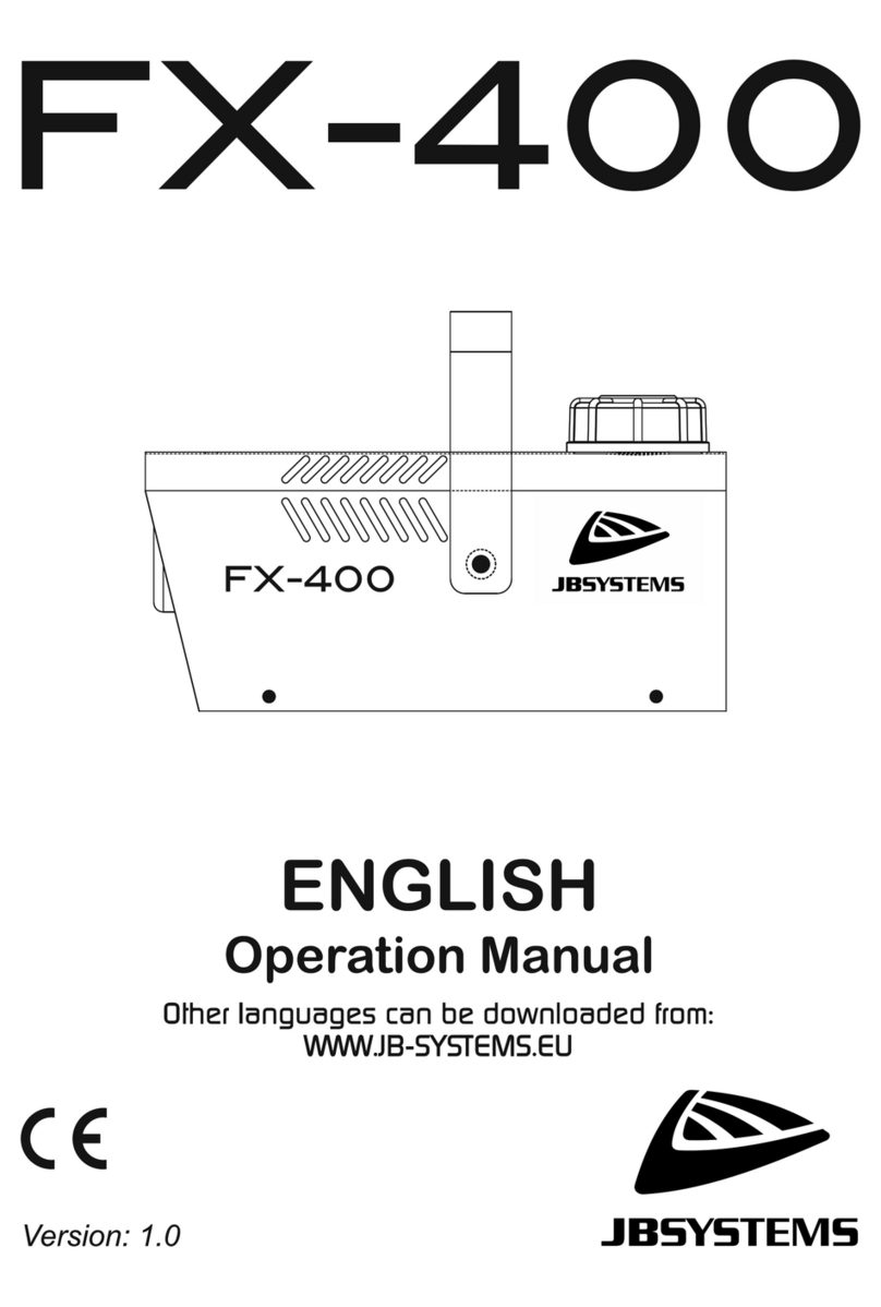 JB Systems FX-400 Operation manual