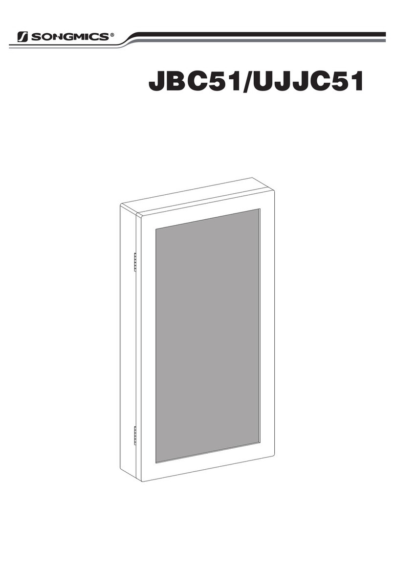 Songmics JBC51 Assembly instructions