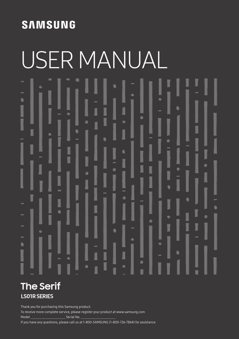 Samsung The Serif QN55LS01R User manual