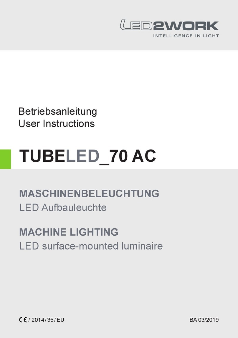 LED2WORK 110310-11 User manual