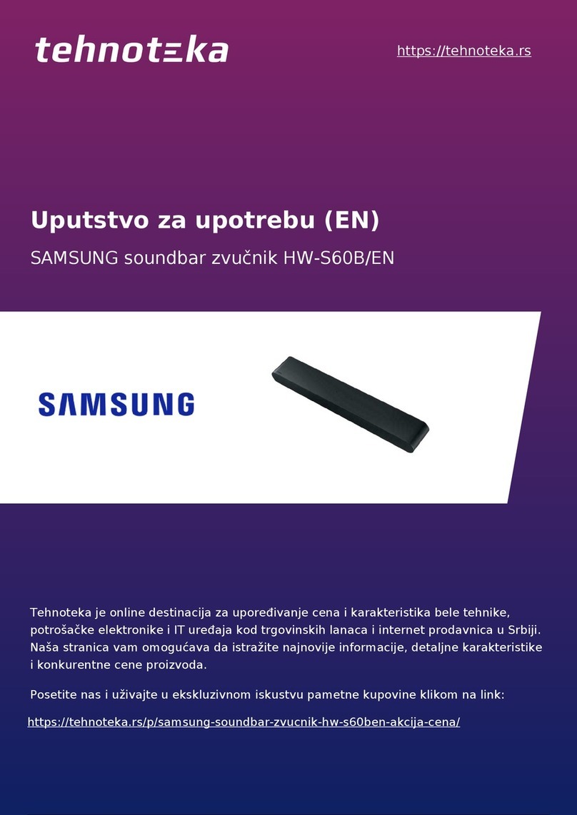 Samsung HW-S68CB Installation instructions