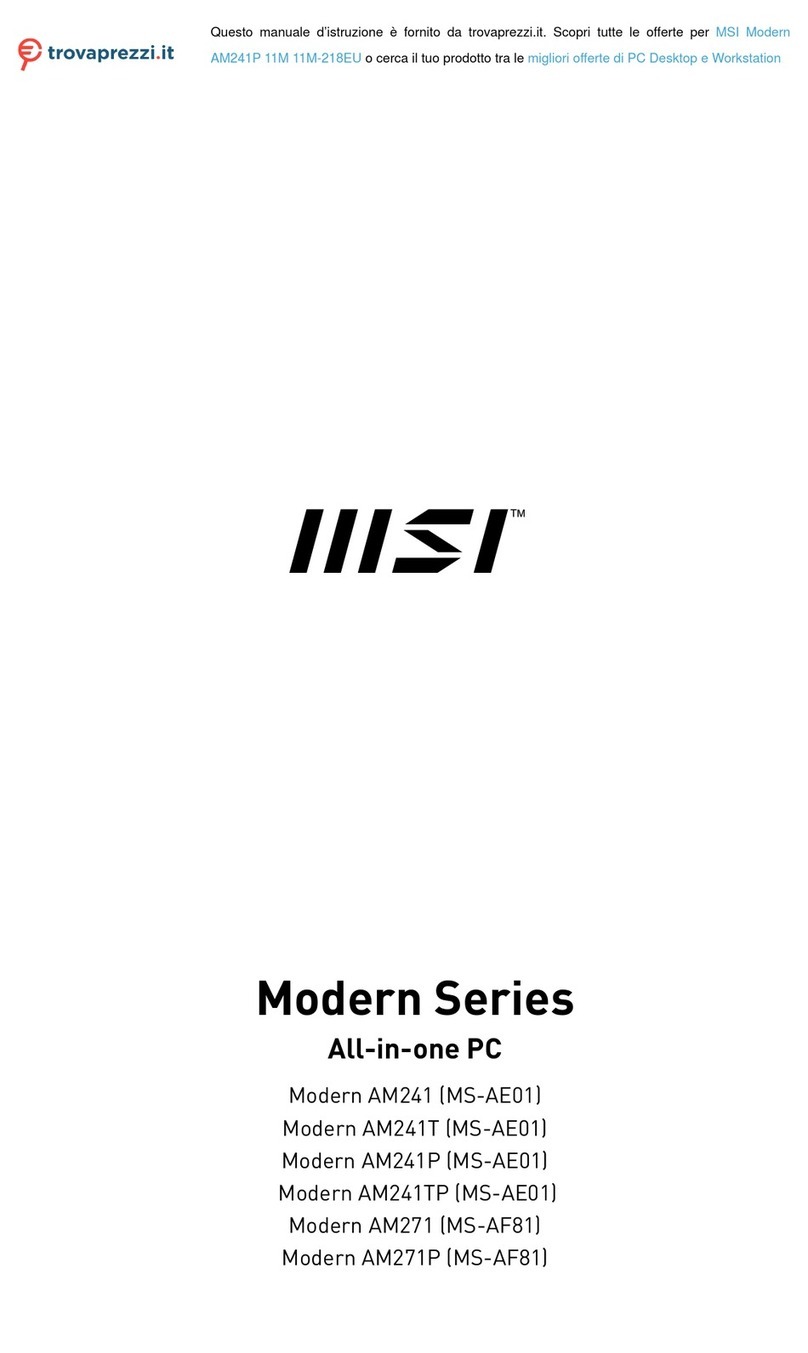 MSI 11M-218EU User manual