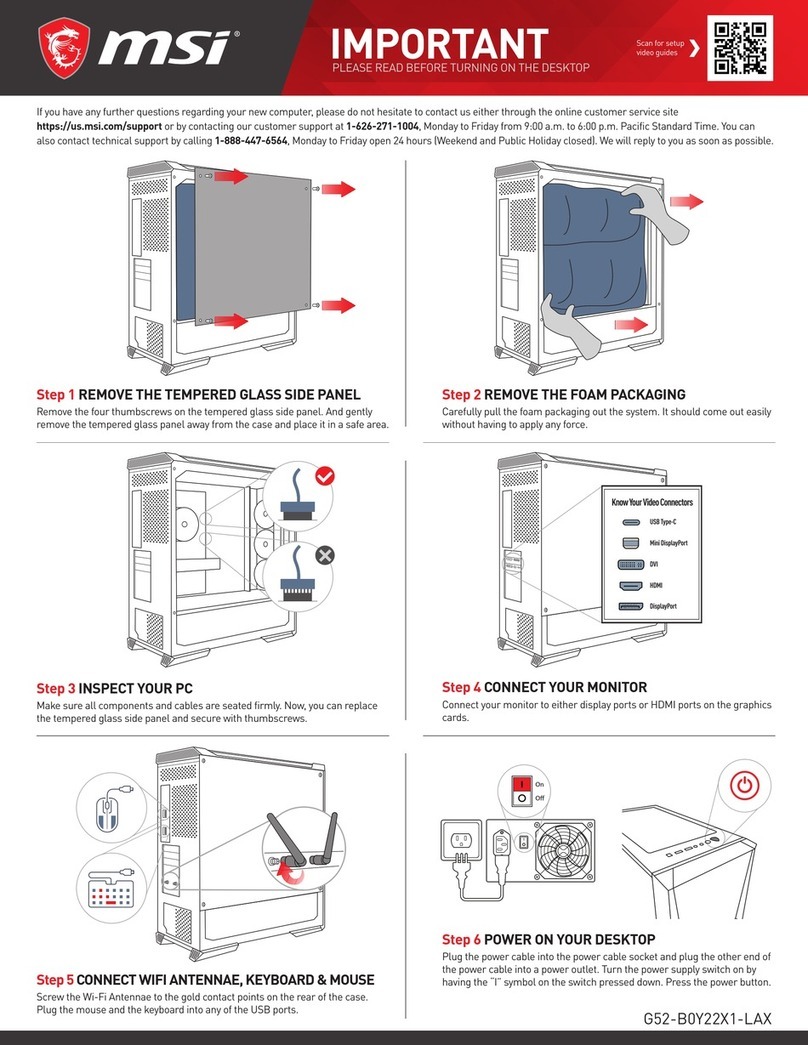 MSI Codex R 12th User manual