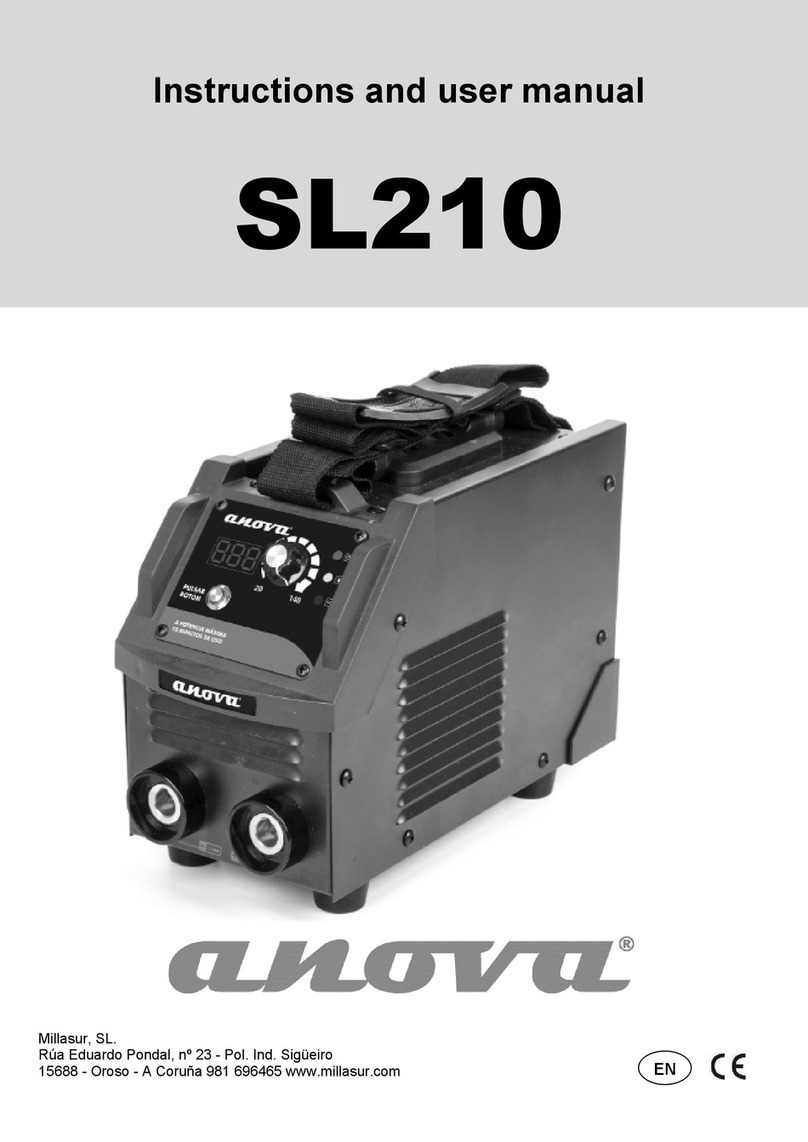 Anova SL210 Instruction and user's manual