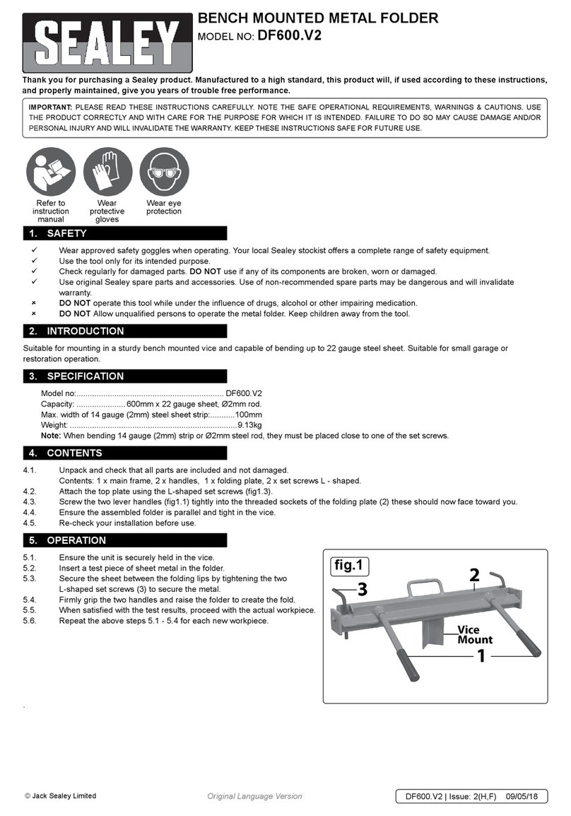 Sealey DF600.V2 manual
