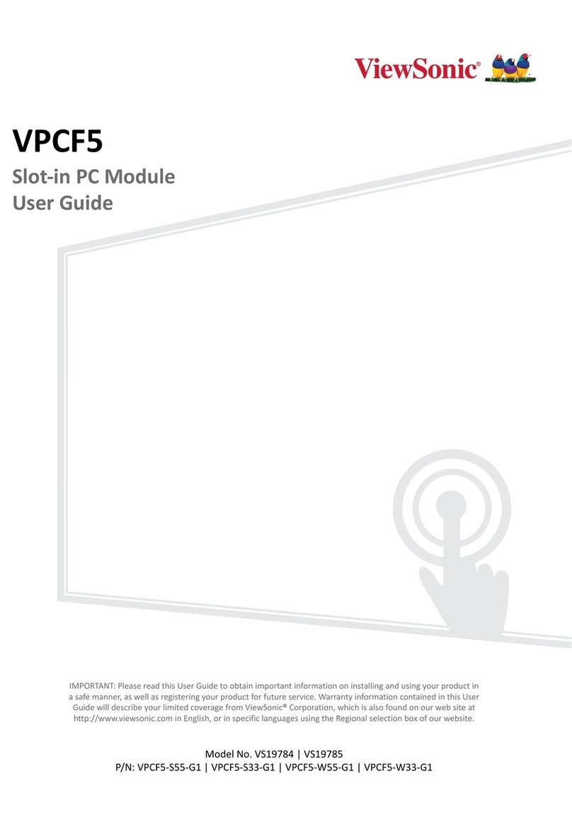 ViewSonic VPCF5 Series user guide