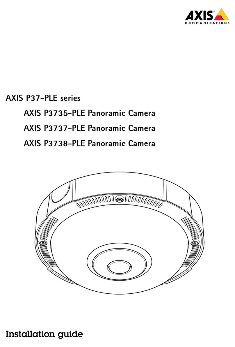 Axis P3737-PLE User manual