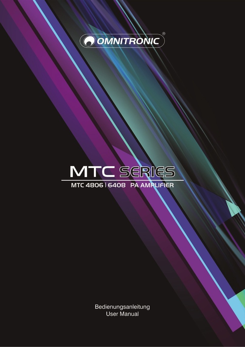 Omnitronic MTC Series user manual