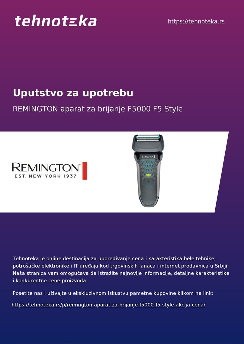 Remington F5000 User manual