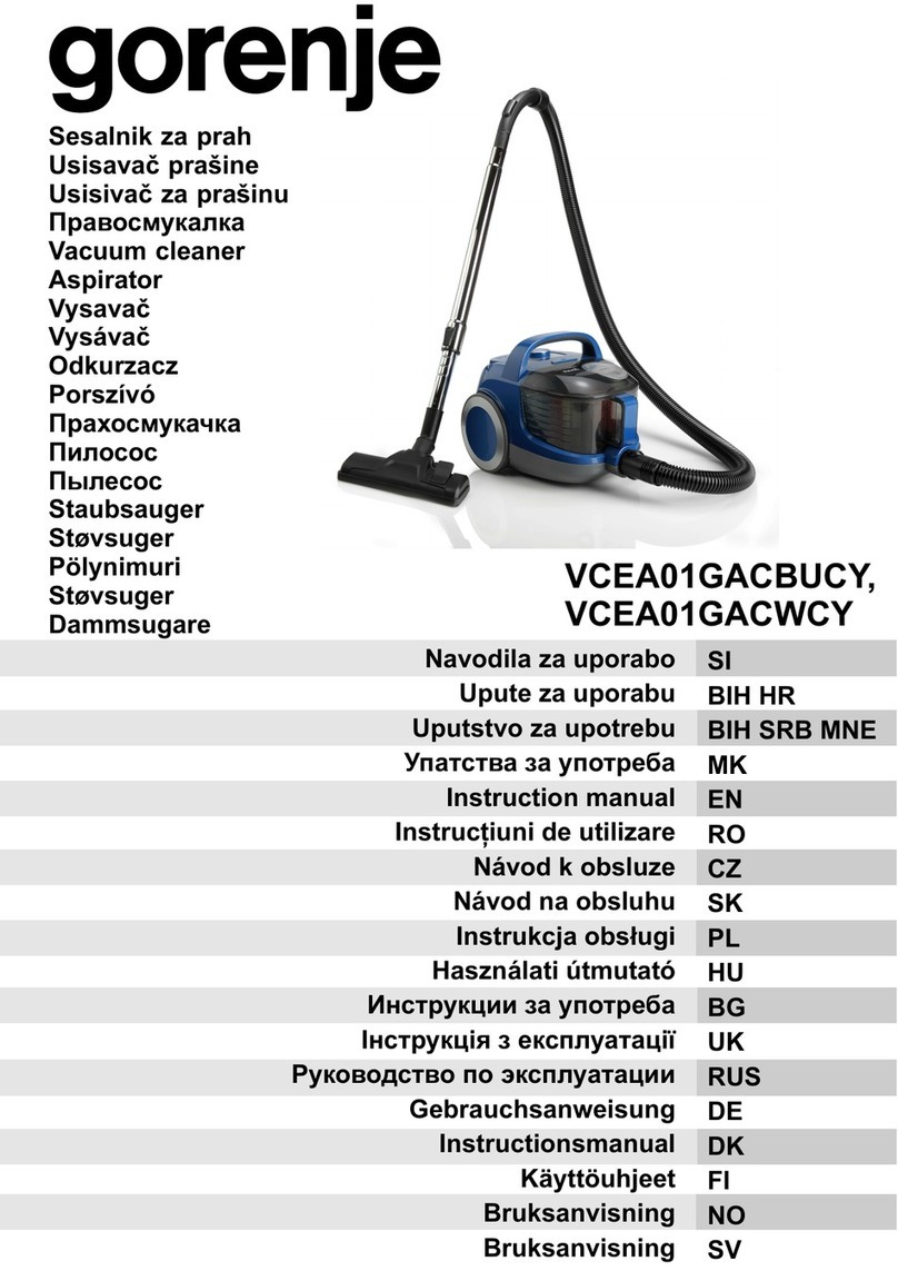 Gorenje VCEA01GACBUCY User manual