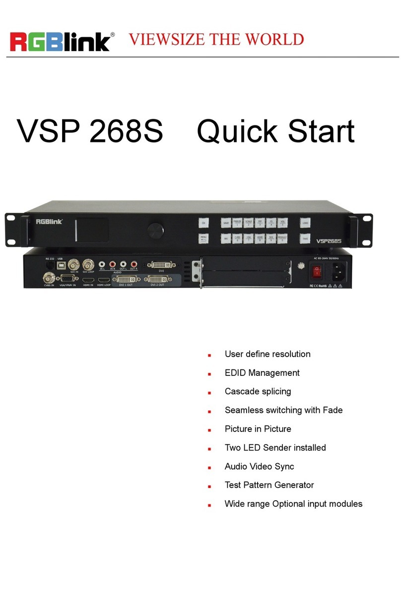 RGBlink VSP268S quick start