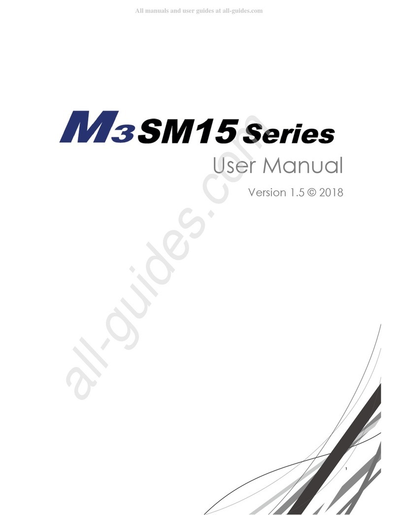 M3 SM15 Series User manual
