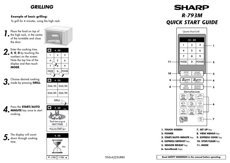 Sharp R-793M User manual