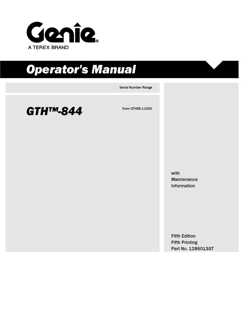 Terex GTH8E-11500 owner's manual