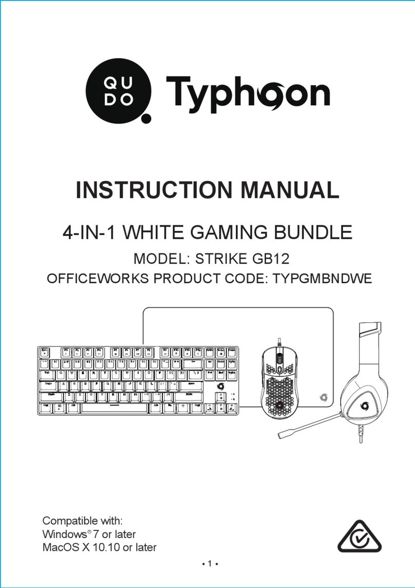 Qudo TYPHOON STRIKE GB12 instruction manual Qudo TYPHOON STRIKE GB12 instruction manual