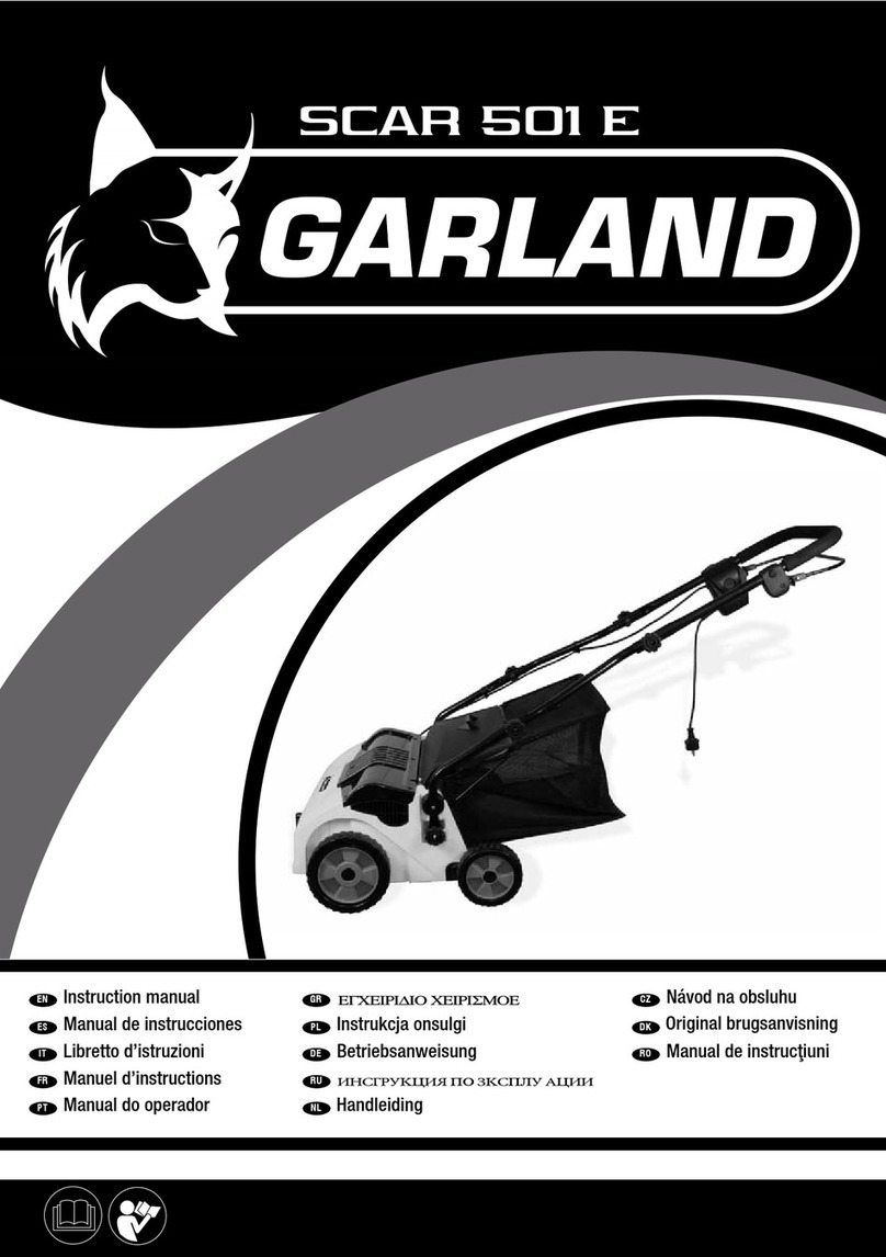 Garland SCAR 501 E instruction manual