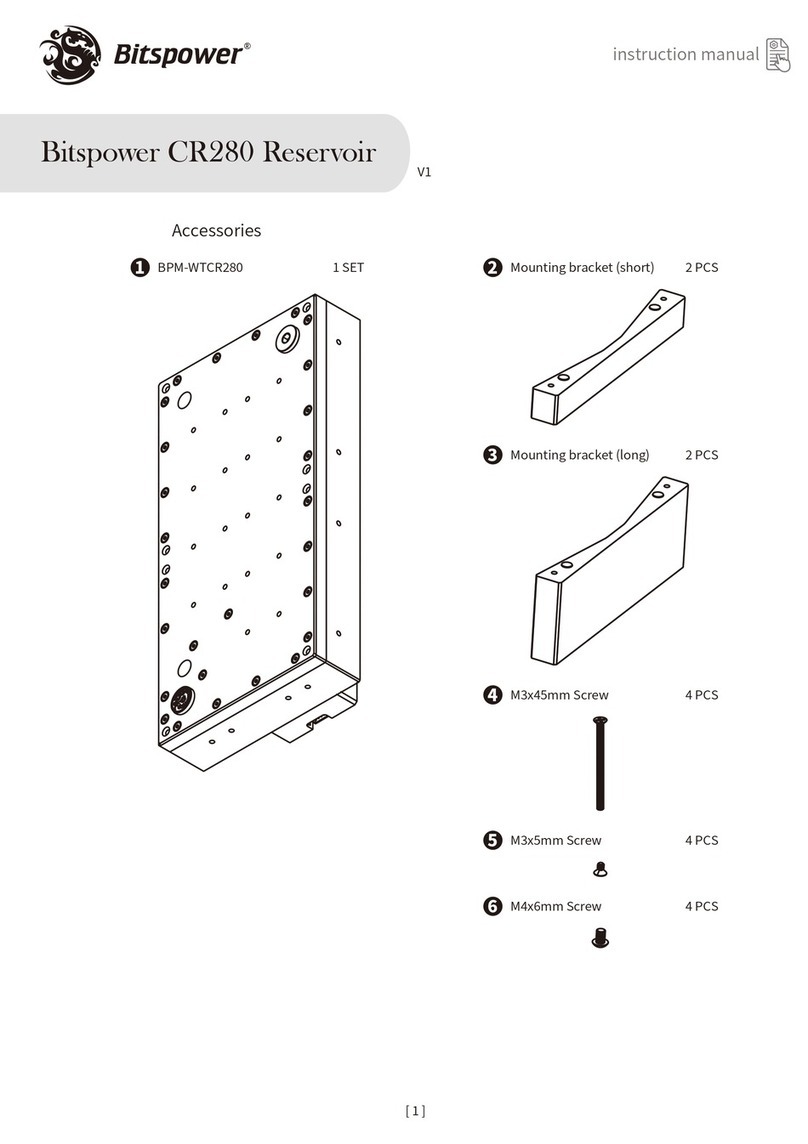 Bitspower Reservoir User manual Bitspower Reservoir User manual