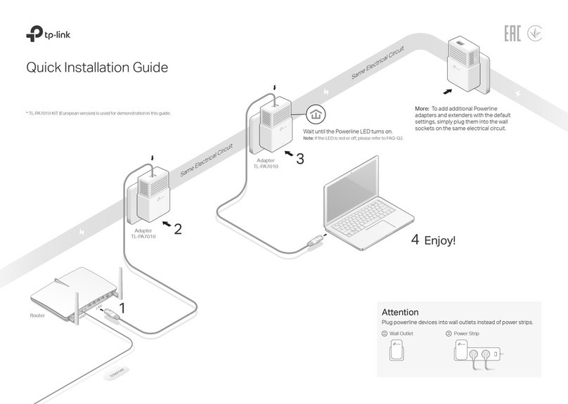 TP-Link TL-PA7010KIT User manual TP-Link TL-PA7010KIT User manual