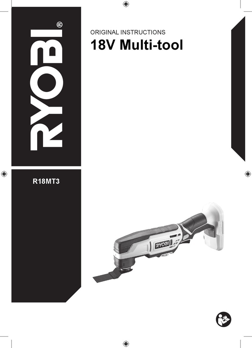 Ryobi R18MT3-0 Original instructions