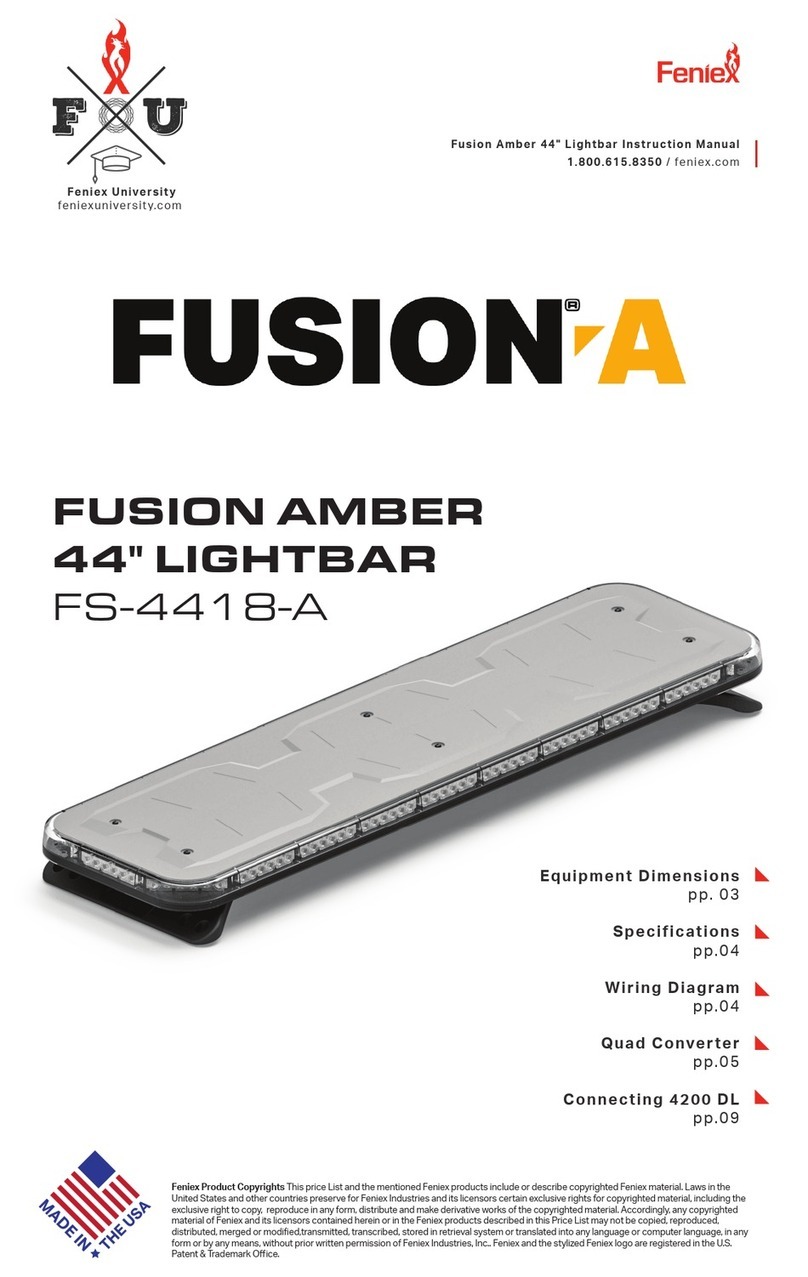 Feniex FUSION-A FS-4418-A manual