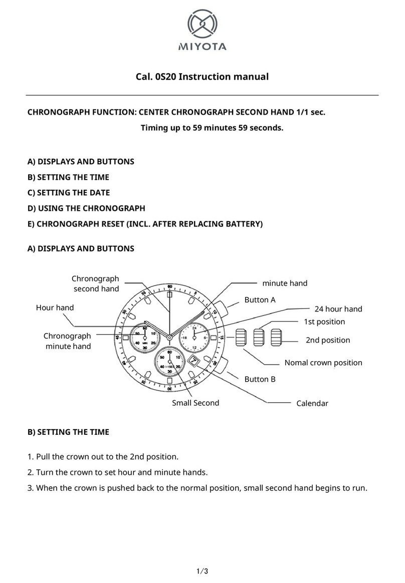 Citizen 0S20 User manual