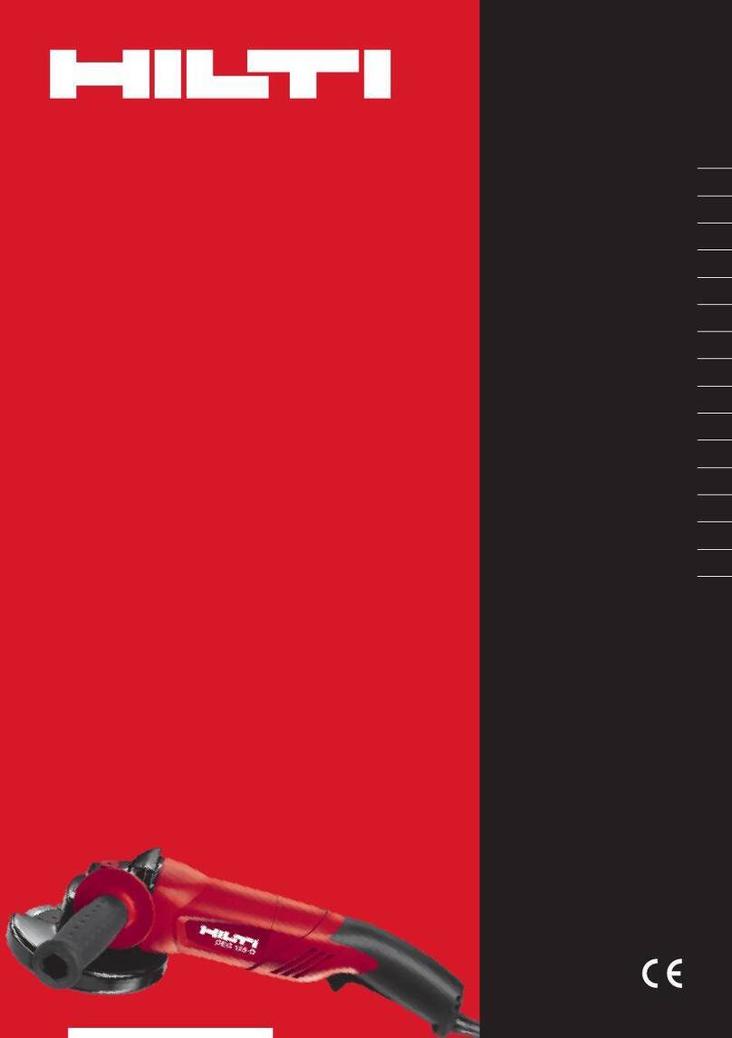 Hilti DEG 125-P operating instructions