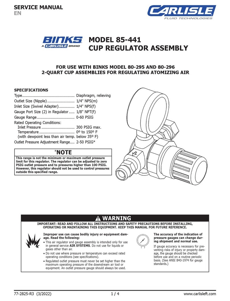 Carlisle Binks 85-441 Service manual