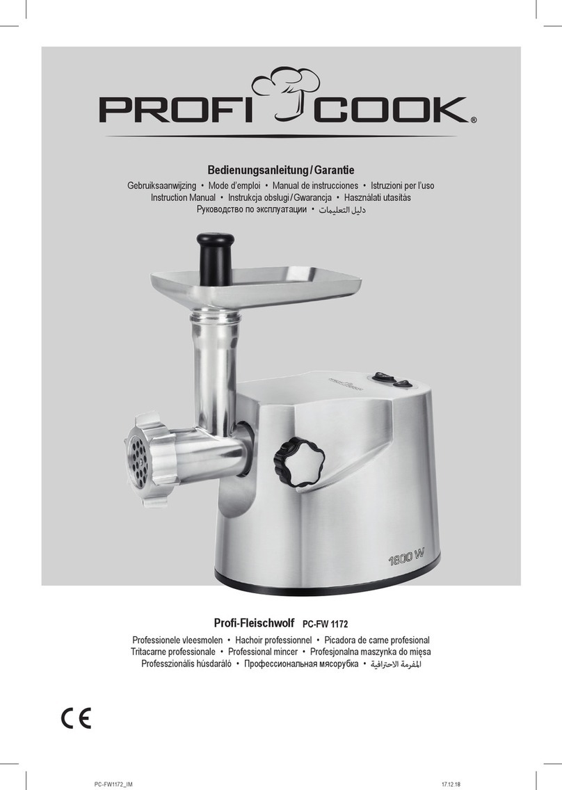 Proficook PC-FW 1172 instruction manual