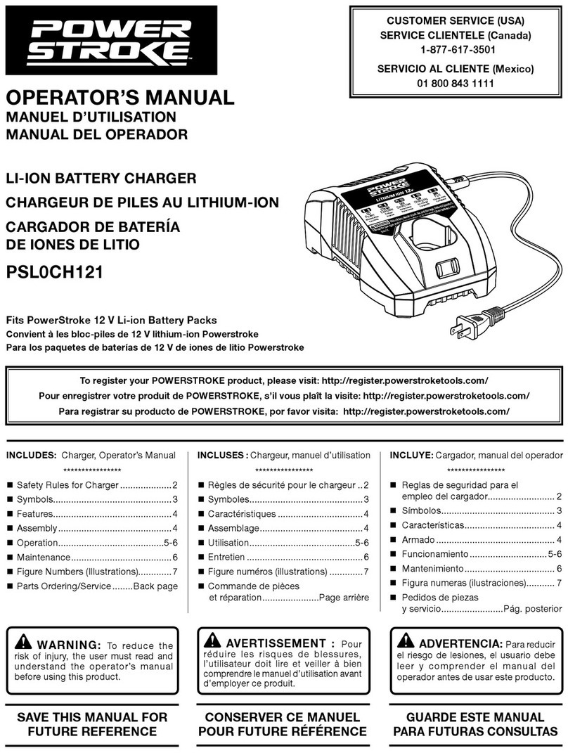 Power Stroke PSL0Ch121 Operator's manual