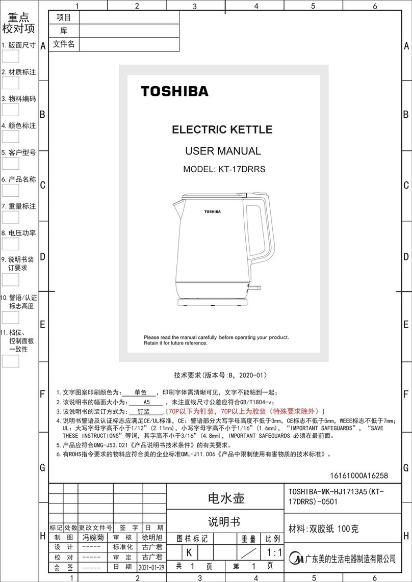 Toshiba KT-17DRRS user manual