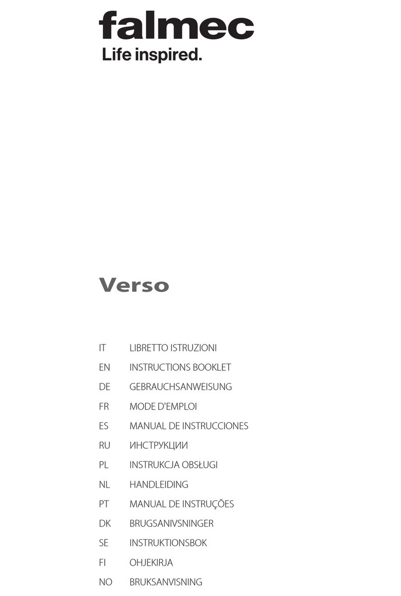 FALMEC VERSO1420 Instruction booklet