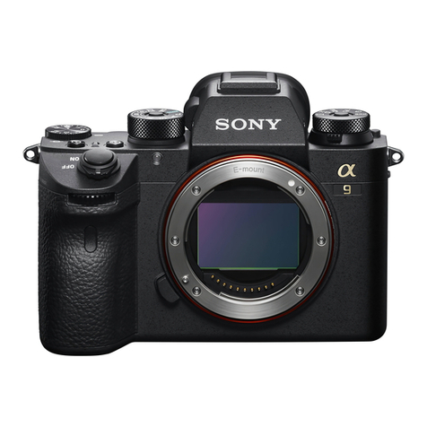 Sony ILCE-9 a9 User manual