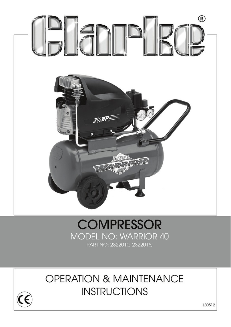 Clarke WARRIOR 40 Instruction Manual Clarke WARRIOR 40 Instruction Manual