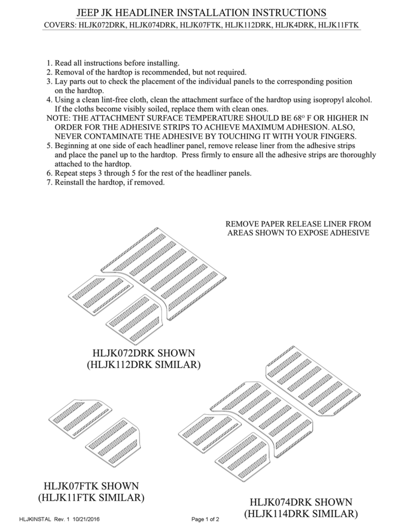 Bedrug HLJK072DRK User manual