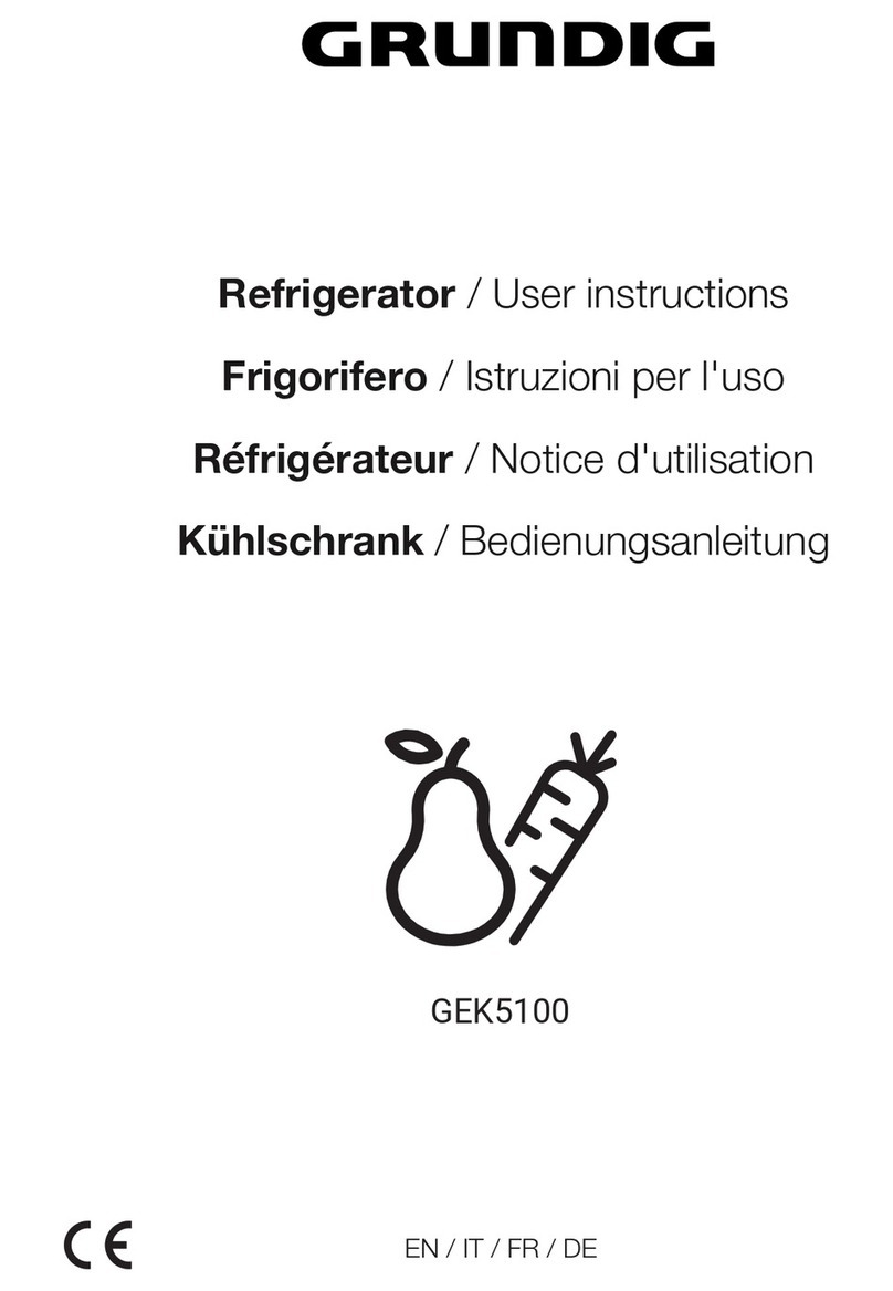 Grundig GEK5100 User instructions