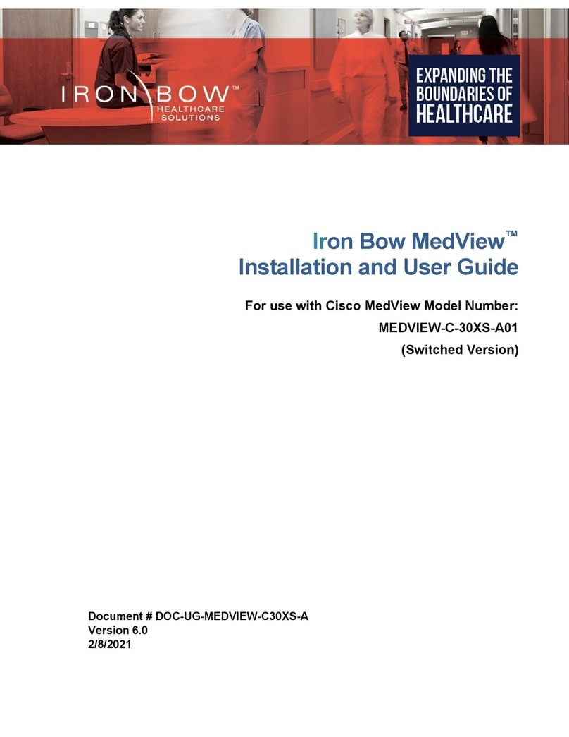 Cisco MEDVIEW-C-30XS-A01 Installation and user guide