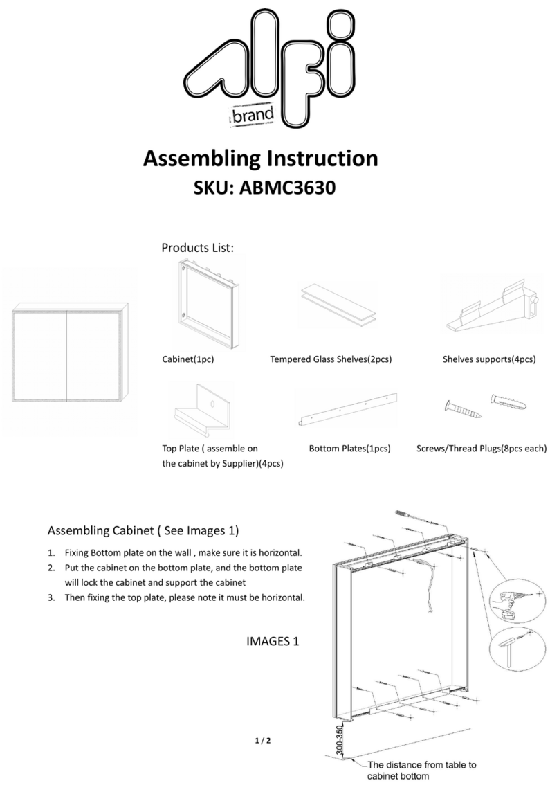 alfi ABMC3630 Assembling Instruction alfi ABMC3630 Assembling Instruction