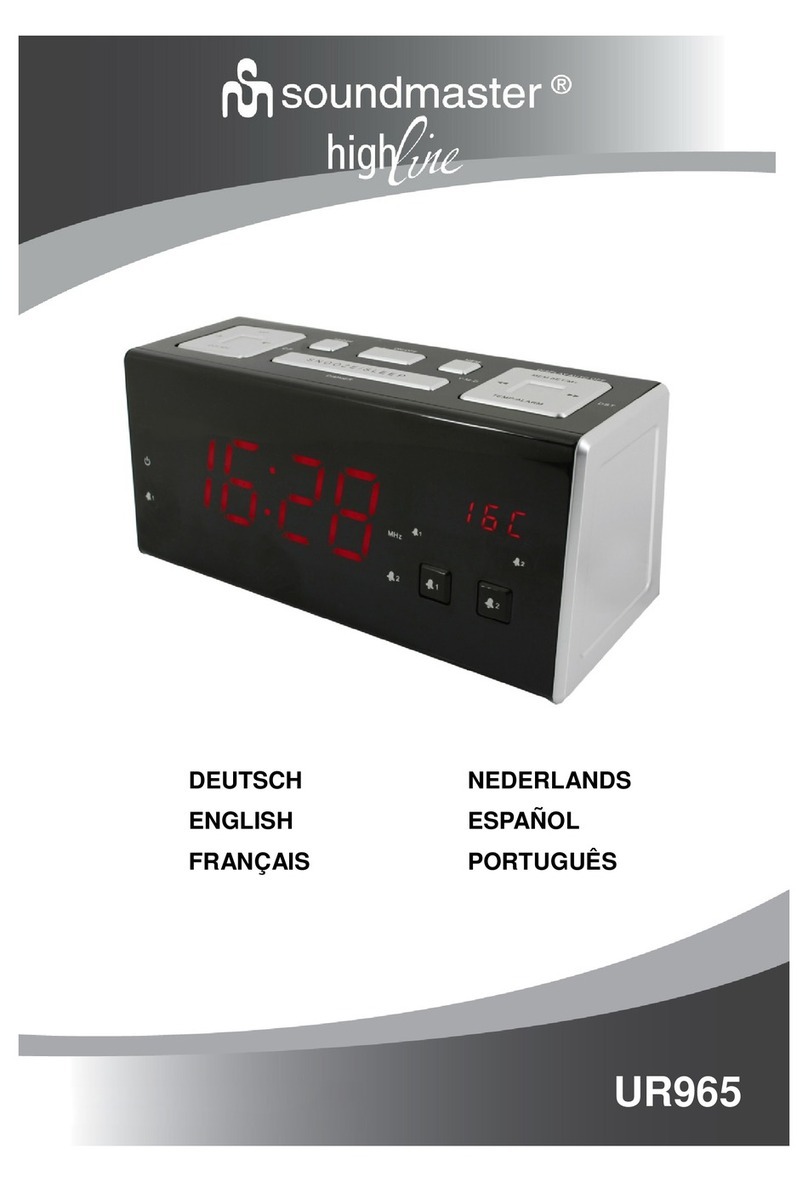 SOUNDMASTER Highline UR965 User manual