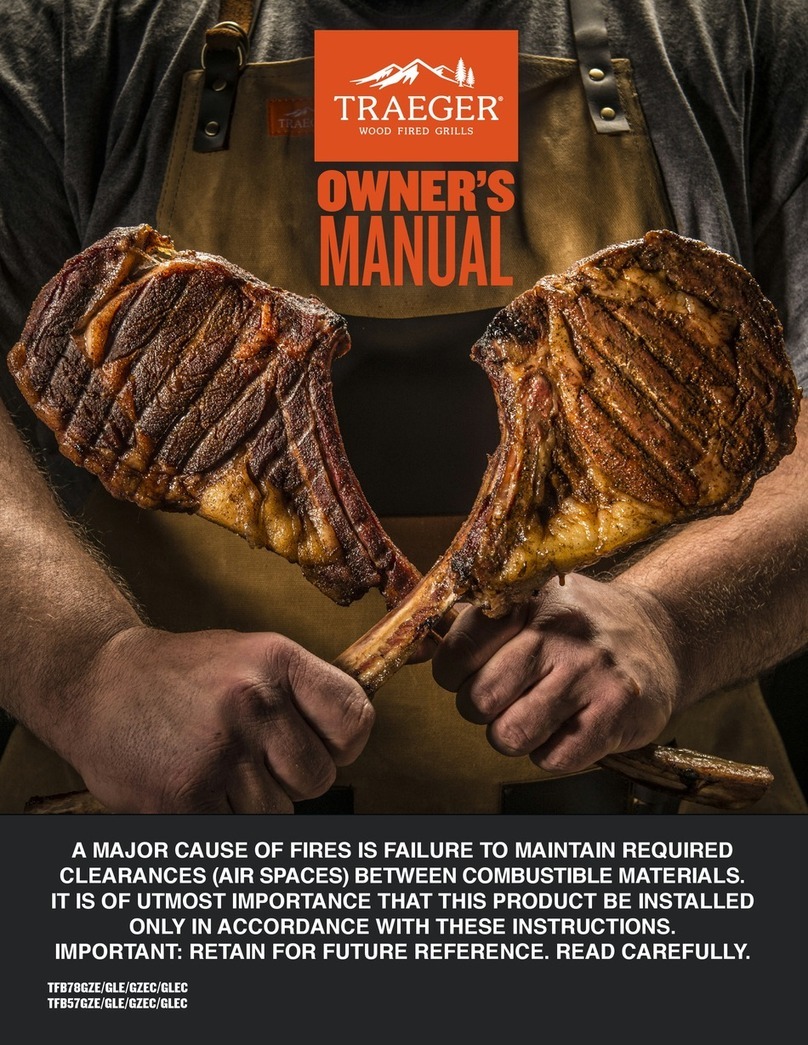 Traeger TFB78GZE owner's manual