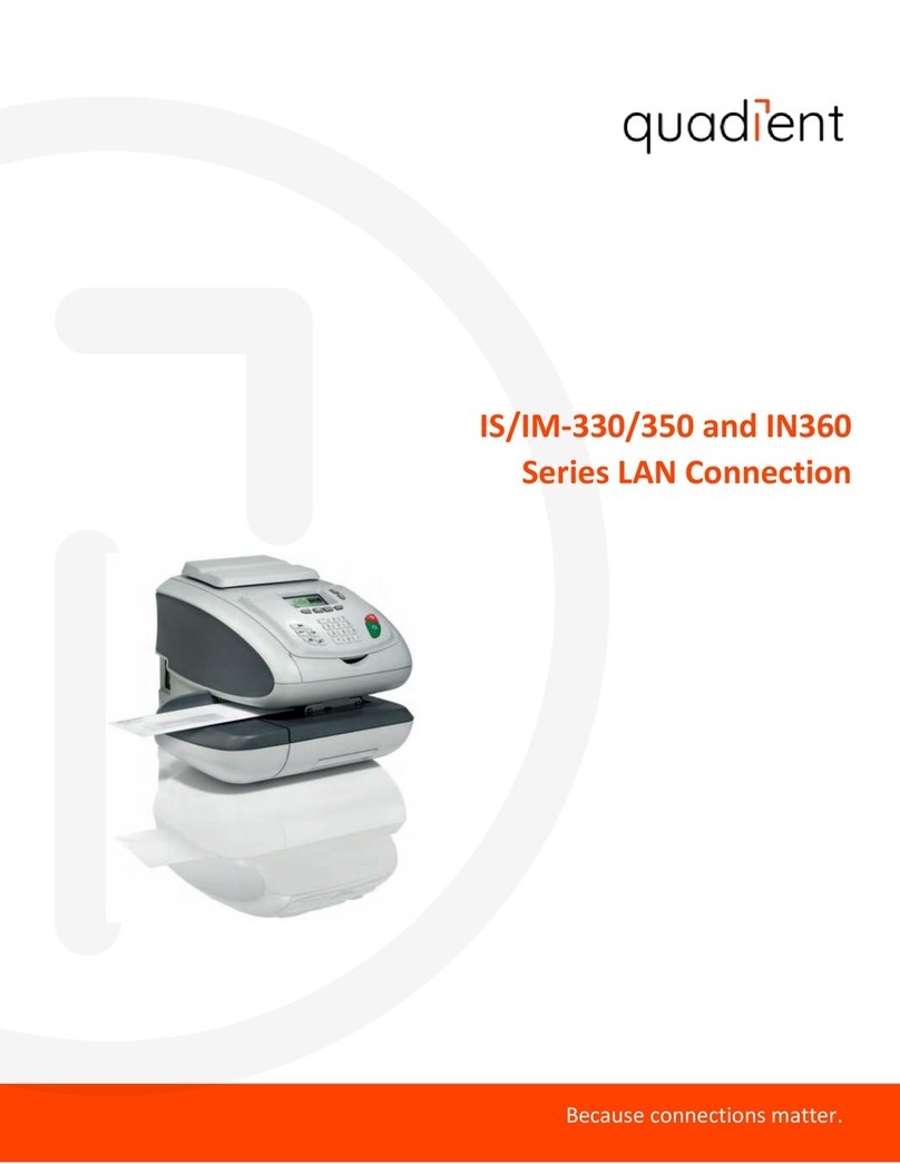 quadient IN-360 Series User manual