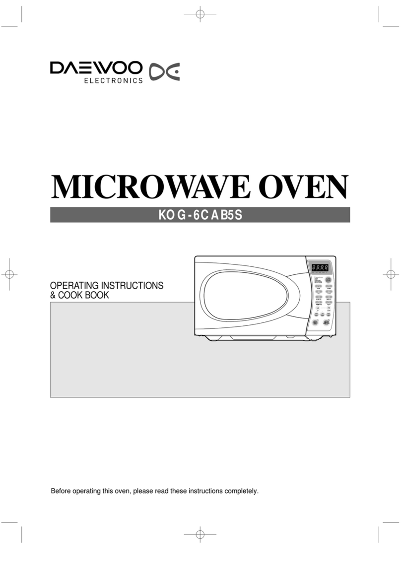Daewoo KOG-6CAB5S operating instructions