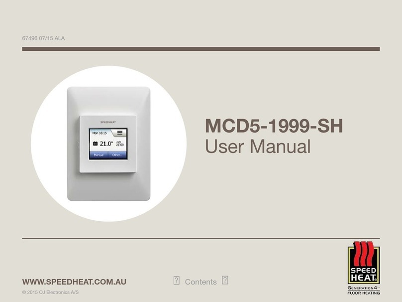 Speedheat MCD5-1999-SH User manual