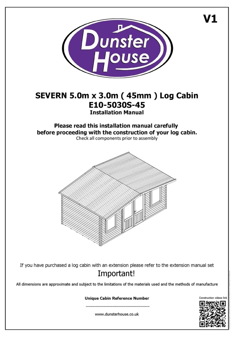 Dunster House SEVERN User manual Dunster House SEVERN User manual
