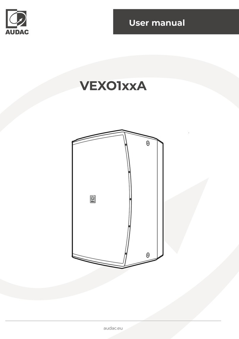 AUDAC VEXO112A user manual