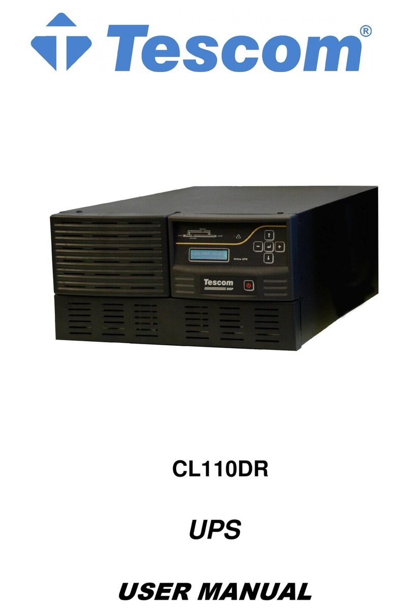 Tescom CL110DR User manual