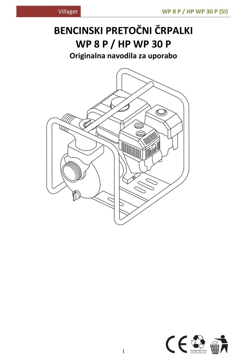 Villager WP 8 P Original instruction manual