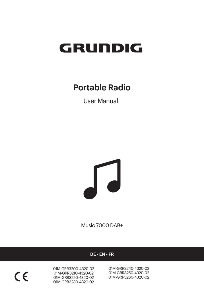 Grundig Music 7000 DAB+ User manual