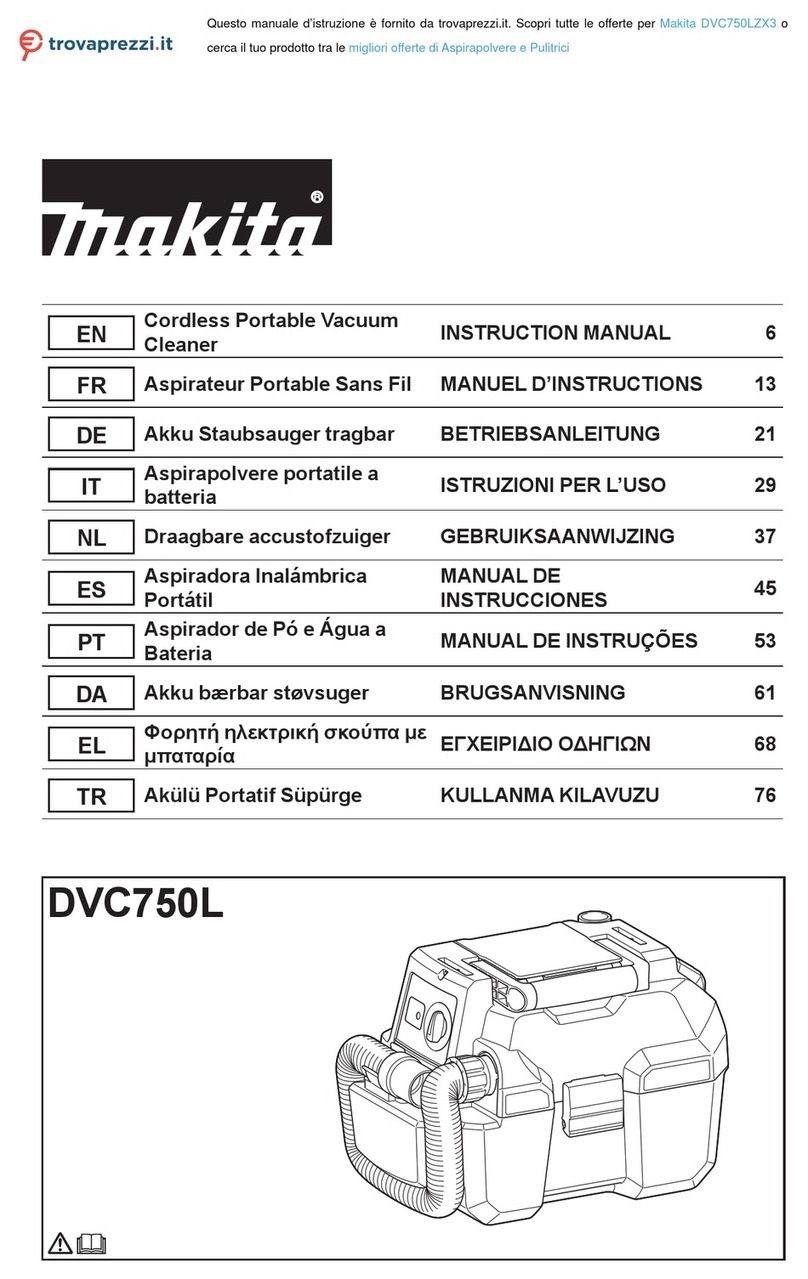 Makita DVC750LZX3 instruction manual