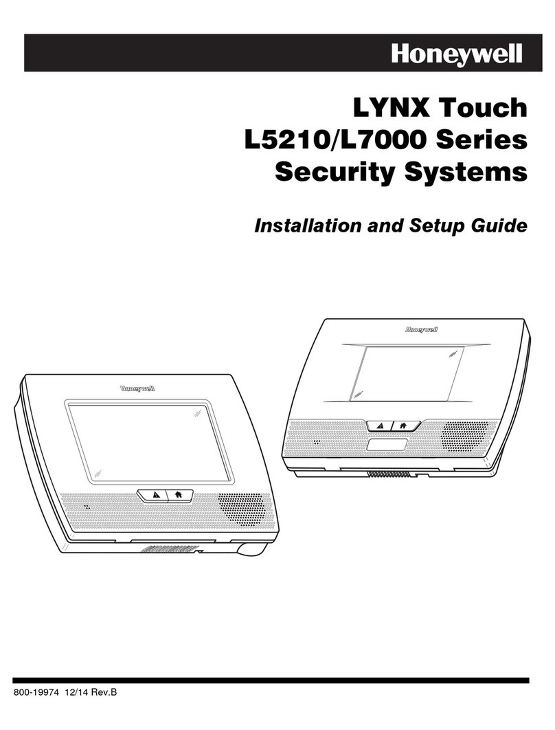 Honeywell LYNX Touch L5210 Series Installation manual