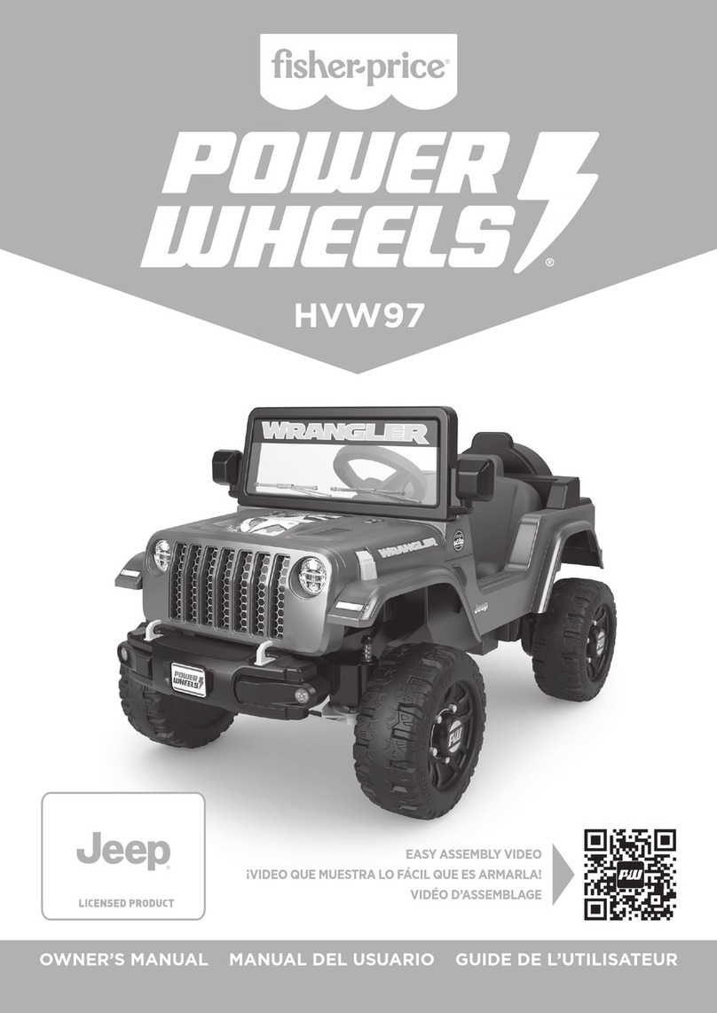 Fisher-Price POWER WHEELS HVW97 User manual
